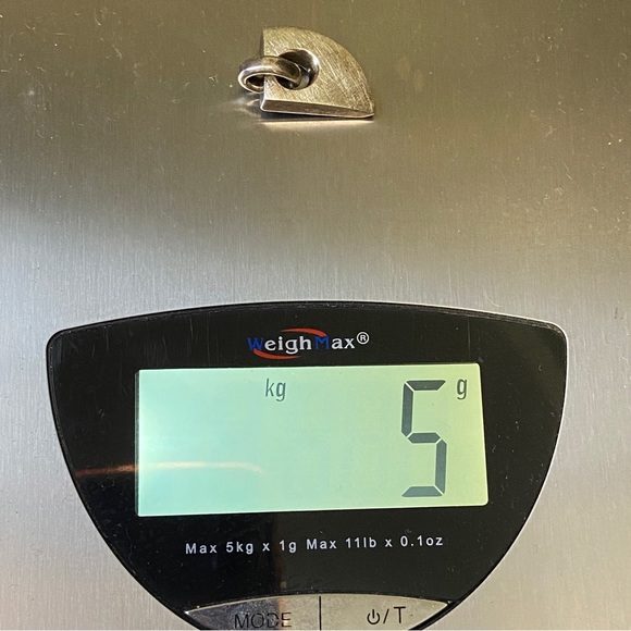 Vintage Modernist Sterling Silver OOAK Abstract Pendant - Picture 12 of 14